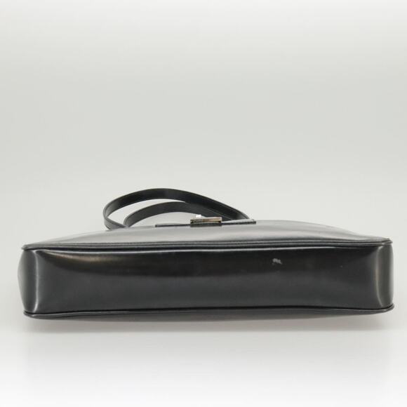 GUCCI Tote Bag Patent Leather Black Silver 002 002 - Picture 12 of 16